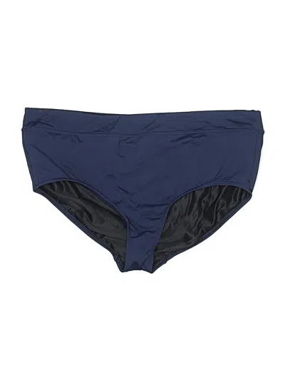 Pre-owned Lands' End Swimsuit Bottoms In Blue