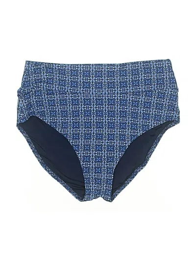 Pre-owned Lands' End Swimsuit Bottoms In Blue
