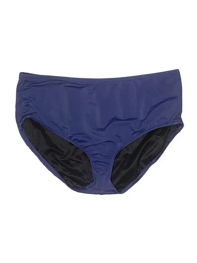 Pre-owned Lands' End Swimsuit Bottoms In Blue