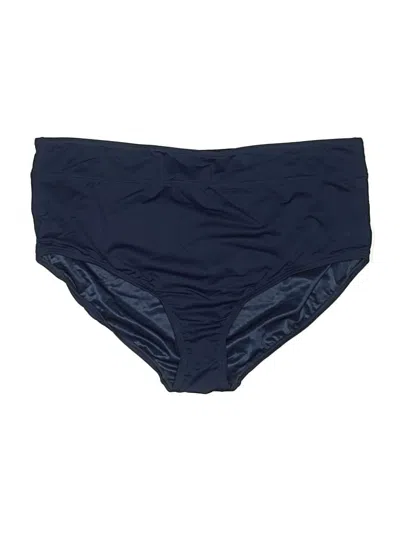 Pre-owned Lands' End Swimsuit Bottoms In Blue
