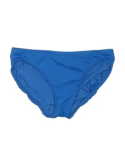 Pre-owned Lands' End Swimsuit Bottoms In Blue
