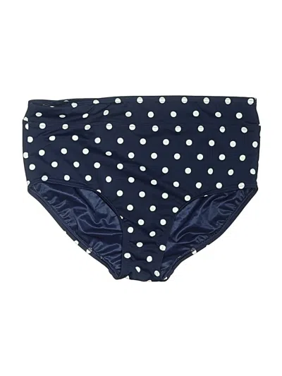 Pre-owned Lands' End Swimsuit Bottoms In Blue