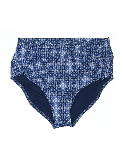 Pre-owned Lands' End Swimsuit Bottoms In Blue