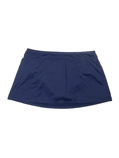 Pre-owned Lands' End Swimsuit Bottoms In Blue