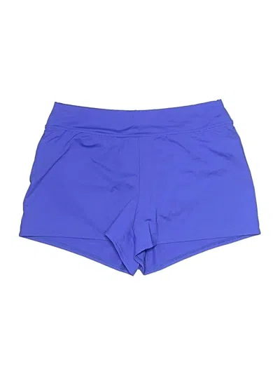 Pre-owned Lands' End Swimsuit Bottoms In Blue