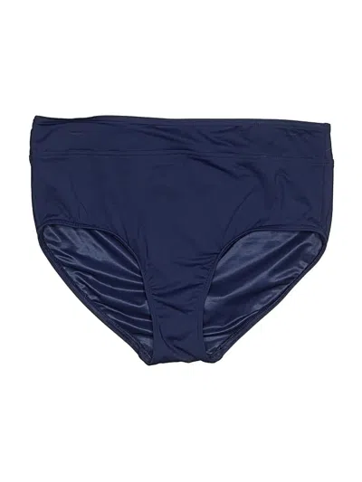 Pre-owned Lands' End Swimsuit Bottoms In Blue