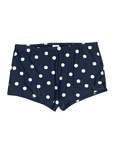 Pre-owned Lands' End Swimsuit Bottoms In Blue