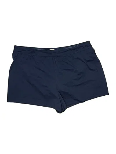 Pre-owned Lands' End Swimsuit Bottoms In Blue