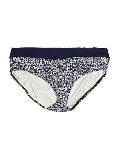Pre-owned Lands' End Swimsuit Bottoms In Blue