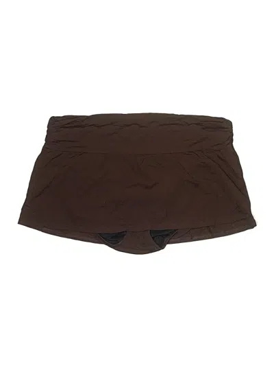 Pre-owned Lands' End Swimsuit Bottoms In Brown