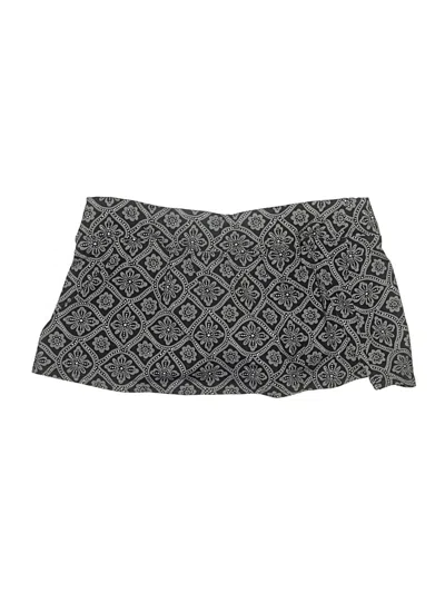 Pre-owned Lands' End Swimsuit Bottoms In Gray