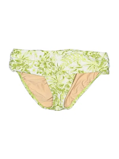 Pre-owned Lands' End Swimsuit Bottoms In Green