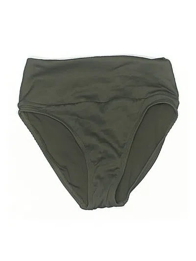 Pre-owned Lands' End Swimsuit Bottoms In Green