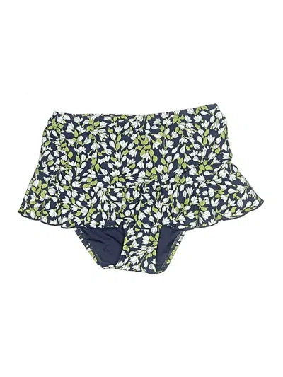 Pre-owned Lands' End Swimsuit Bottoms In Green
