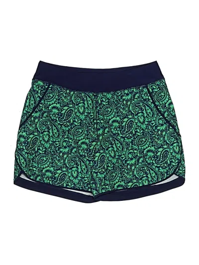 Pre-owned Lands' End Swimsuit Bottoms In Green