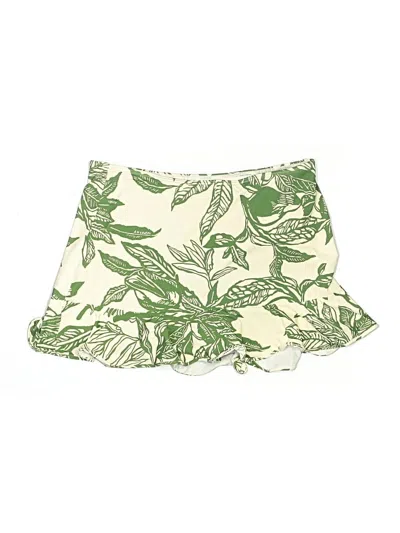 Pre-owned Lands' End Swimsuit Bottoms In Ivory