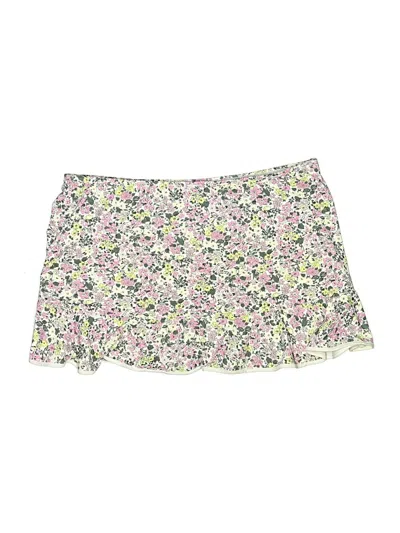 Pre-owned Lands' End Swimsuit Bottoms In Ivory