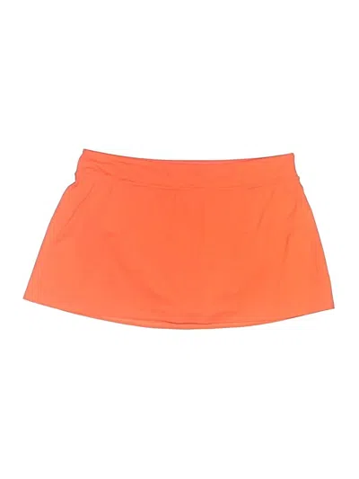 Pre-owned Lands' End Swimsuit Bottoms In Orange