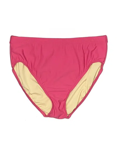 Pre-owned Lands' End Swimsuit Bottoms In Pink