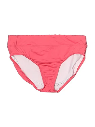 Pre-owned Lands' End Swimsuit Bottoms In Pink