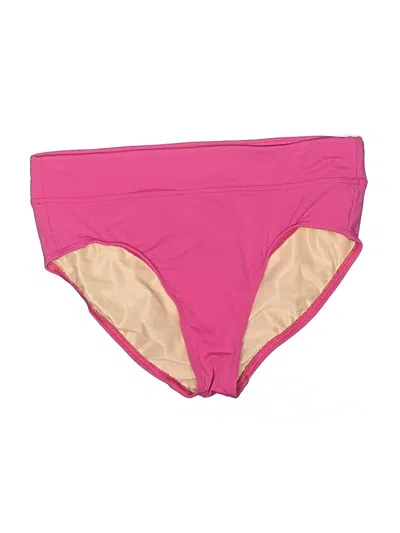 Pre-owned Lands' End Swimsuit Bottoms In Pink