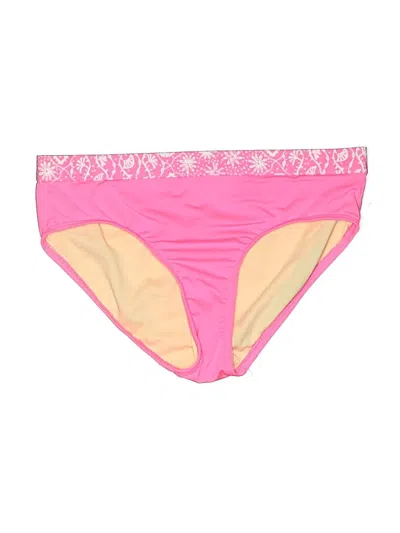 Pre-owned Lands' End Swimsuit Bottoms In Pink