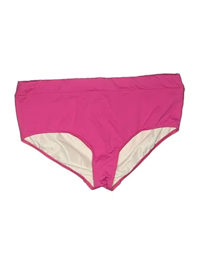 Pre-owned Lands' End Swimsuit Bottoms In Pink