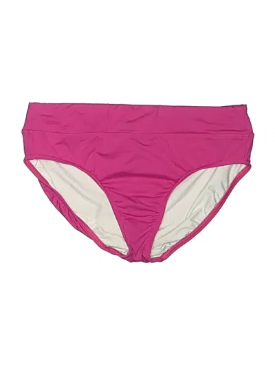 Pre-owned Lands' End Swimsuit Bottoms In Pink