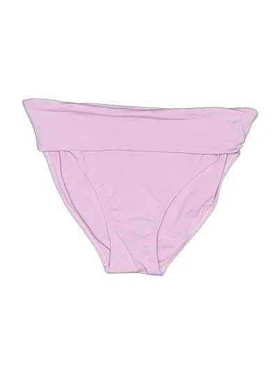Pre-owned Lands' End Swimsuit Bottoms In Purple