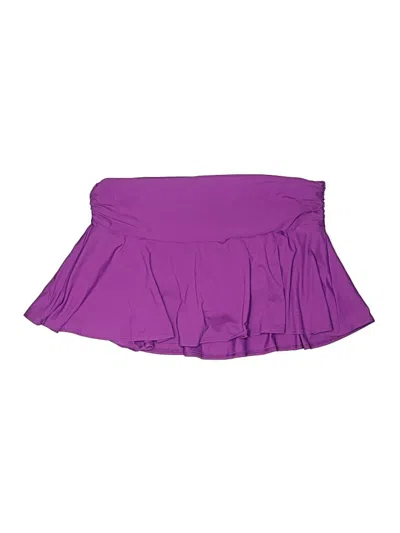 Pre-owned Lands' End Swimsuit Bottoms In Purple