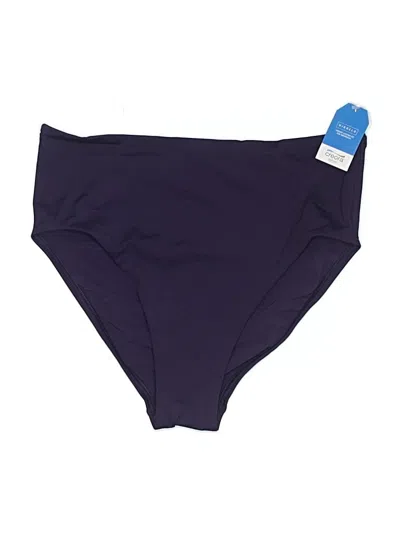 Pre-owned Lands' End Swimsuit Bottoms In Purple