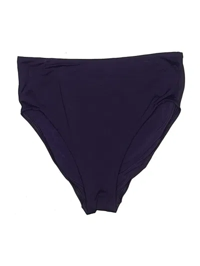 Pre-owned Lands' End Swimsuit Bottoms In Purple