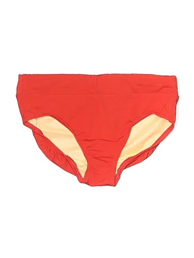 Pre-owned Lands' End Swimsuit Bottoms In Red