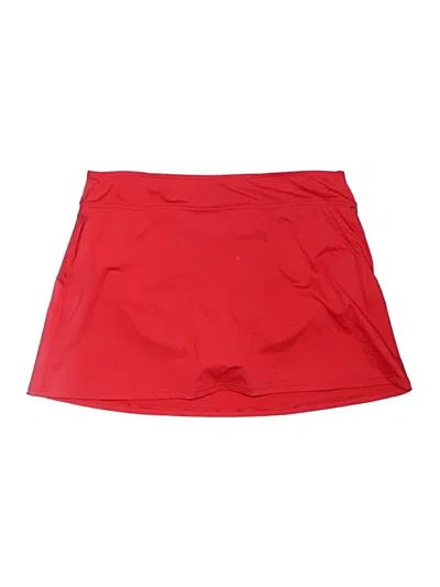 Pre-owned Lands' End Swimsuit Bottoms In Red