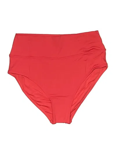Pre-owned Lands' End Swimsuit Bottoms In Red