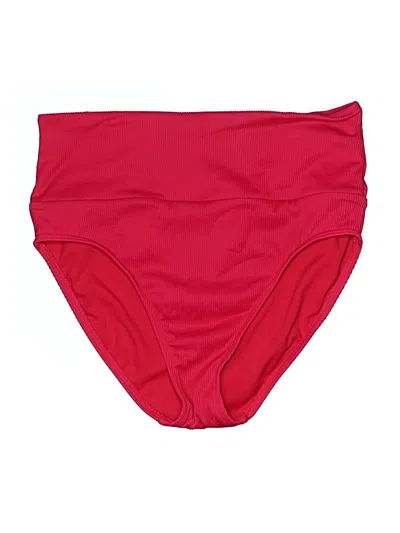 Pre-owned Lands' End Swimsuit Bottoms In Red