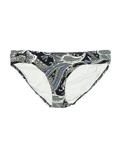 Pre-owned Lands' End Swimsuit Bottoms In Silver