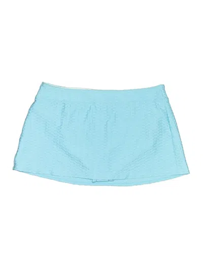 Pre-owned Lands' End Swimsuit Bottoms In Teal