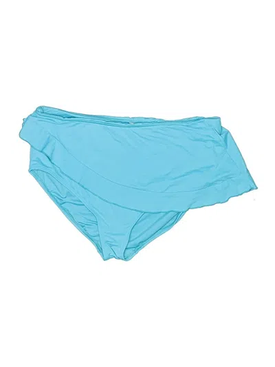 Pre-owned Lands' End Swimsuit Bottoms In Teal
