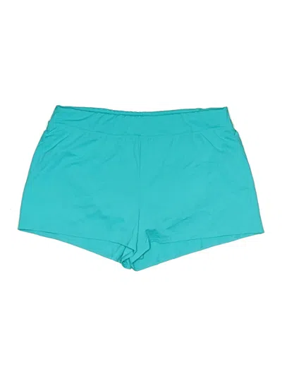 Pre-owned Lands' End Swimsuit Bottoms In Teal