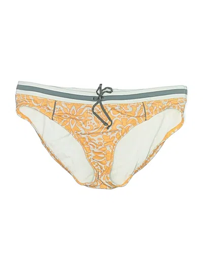 Pre-owned Lands' End Swimsuit Bottoms In White