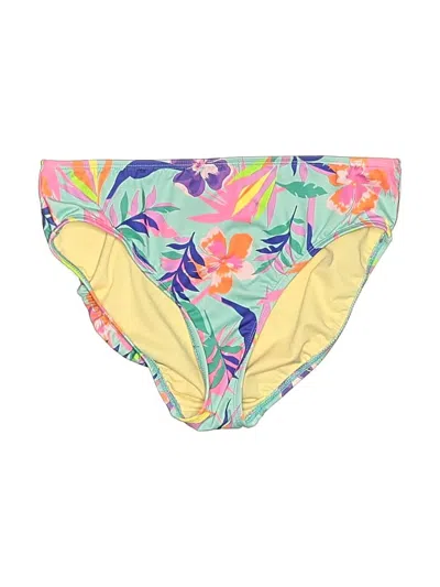 Pre-owned Lands' End Swimsuit Bottoms In Yellow