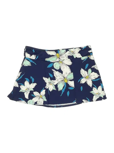 Pre-owned Lands' End Swimsuit Cover Up In Blue