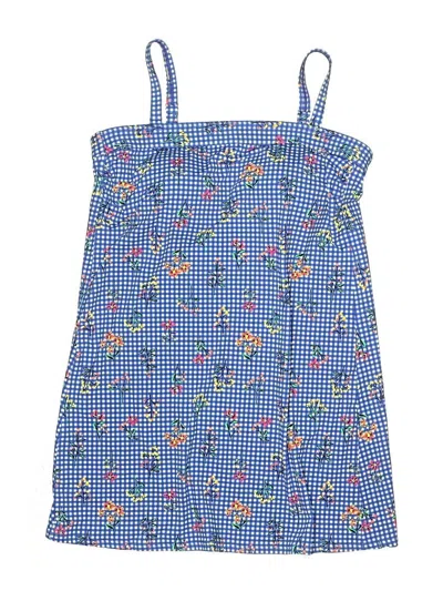 Pre-owned Lands' End Swimsuit Cover Up In Blue