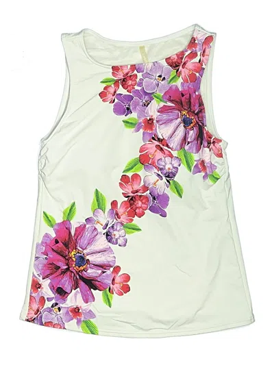 Pre-owned Lands' End Swimsuit Cover Up In Green