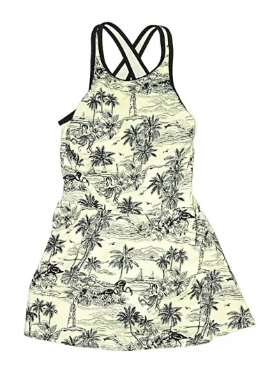 Pre-owned Lands' End Swimsuit Cover Up In Ivory