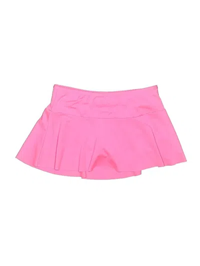 Pre-owned Lands' End Kids'  Swimsuit Cover Up In Pink