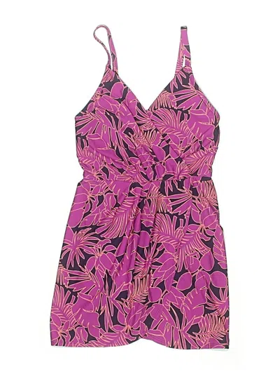 Pre-owned Lands' End Swimsuit Cover Up In Pink
