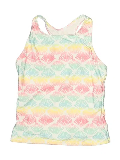 Pre-owned Lands' End Kids'  Swimsuit Cover Up In Pink