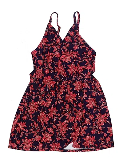 Pre-owned Lands' End Swimsuit Cover Up In Red